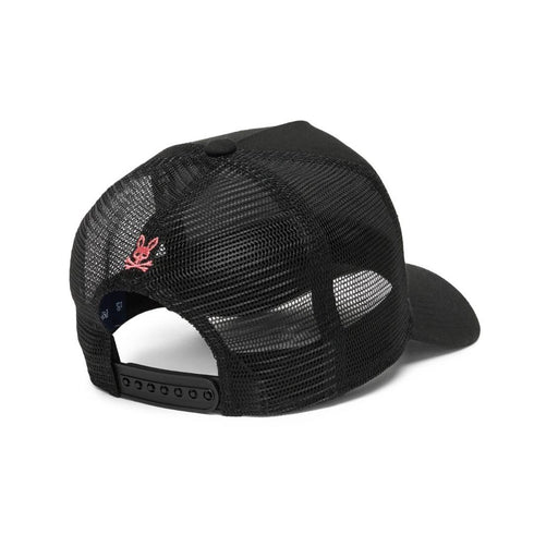 GORRA NEGRA OCEANIA PSYCHO BUNNY